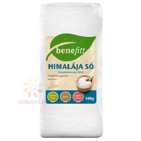 Obrázek pro Benefitt Himalájská sůl bílá jemná (500g)