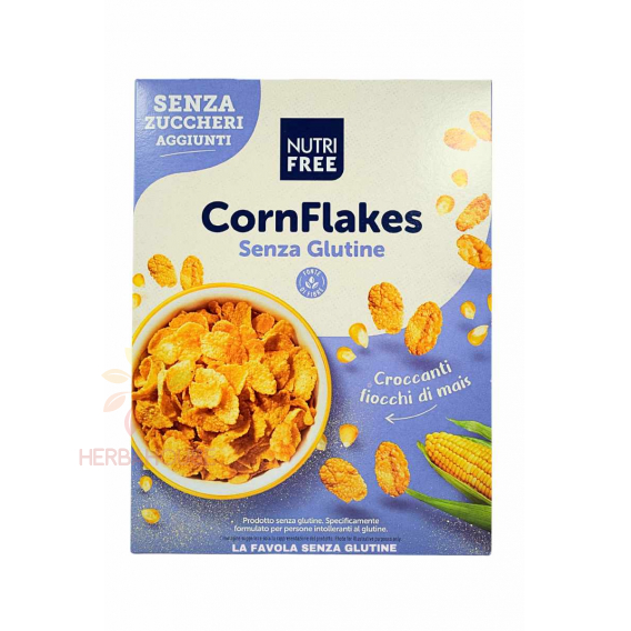 Obrázek pro Nutri Free Corn Flakes Bezlepkové kukuřičné vločky bez cukru (250g)