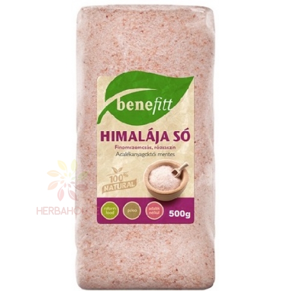 Obrázek pro Benefitt Himalájská sůl růžová jemná (500g)
