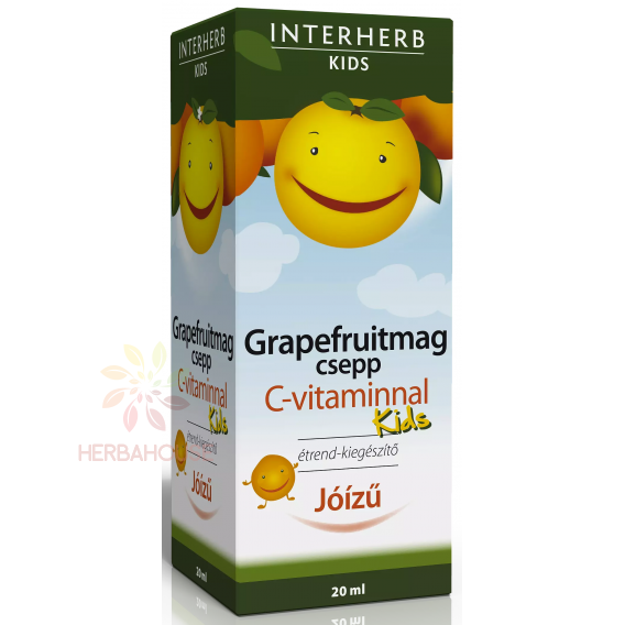 Obrázek pro Interherb Kids Výtažek z grapefruitových jadérek s vitamínem C pro děti (20ml)