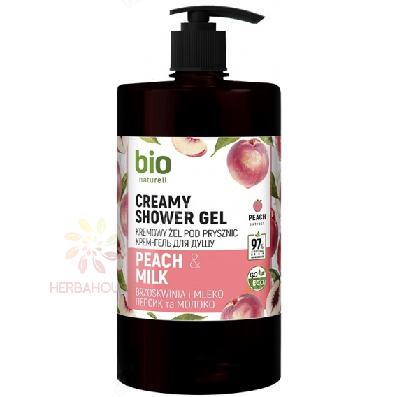 Obrázek pro Bio Naturell Sprchový gel s pumpičkou Broskev a mléko (946ml)