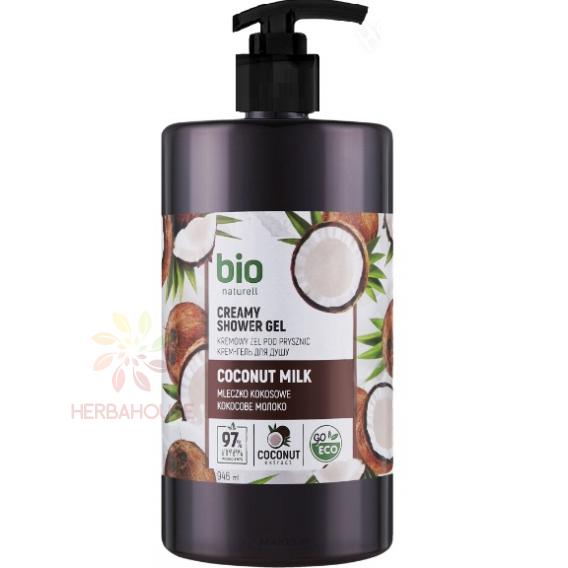 Obrázek pro Bio Naturell Sprchový gel s pumpičkou Kokosové mléko (946ml)