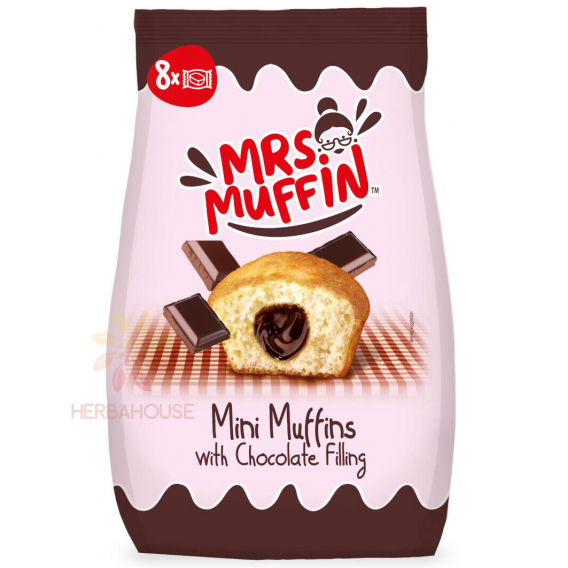 Obrázek pro Mrs.Muffin Mini muffiny s čokoládovou náplní (200g)