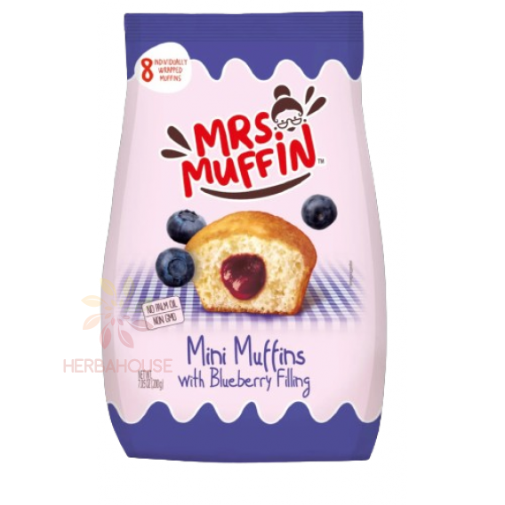 Obrázek pro Mrs.Muffin Mini muffiny s borůvkovou náplní (200g)