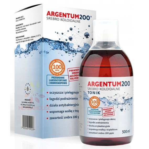 Obrázek pro Argentum200 Koloidní stříbro 100ppm (500ml)