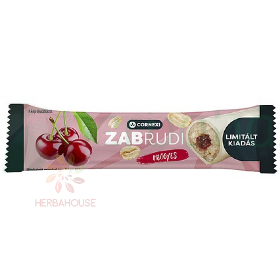 Obrázek pro Cornexi Zabrudi Ovesná tyčinka s višňovou nádivkou v jogurtové polevě (30g)