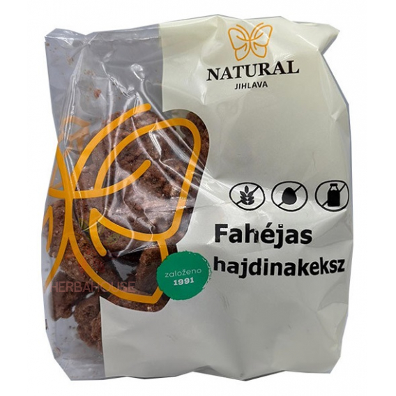 Obrázek pro Natural Bezlepkové skořicové pohankové sušenky (150g)