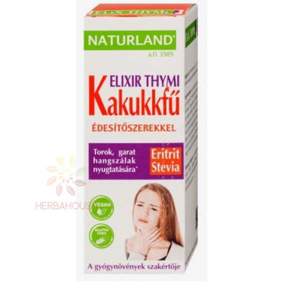 Obrázek pro Naturland Elixir Thymi Tymiánové kapky se sladidlem (150ml)