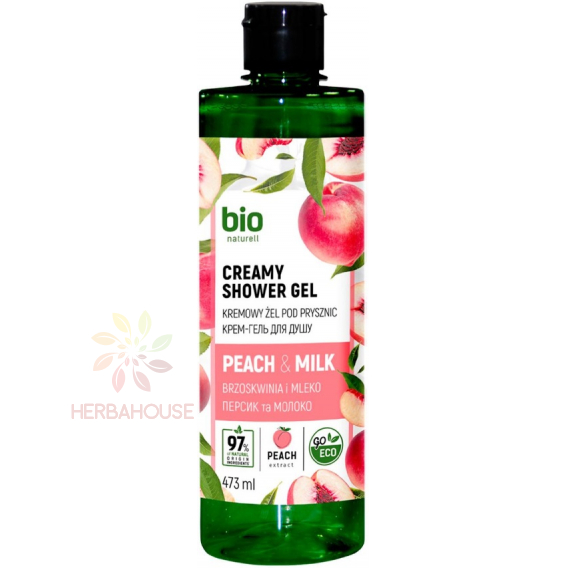 Obrázek pro Bio Naturell Sprchový gel Broskev a mléko (473ml)