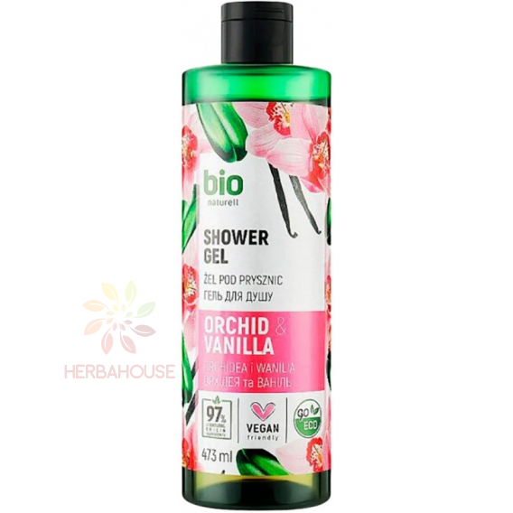 Obrázek pro Bio Naturell Sprchový gel orchidej a vanilka (473ml)