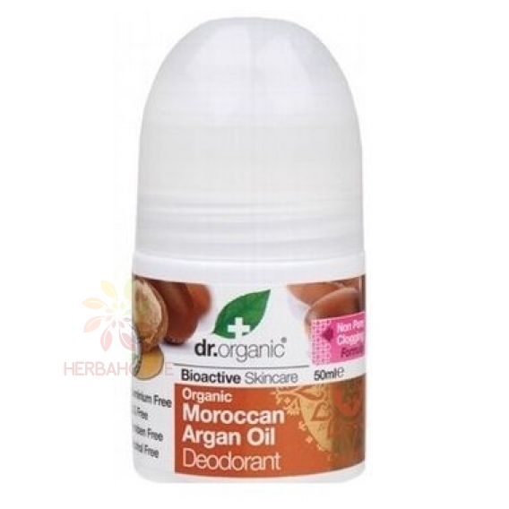 Obrázek pro Dr.Organic Přírodní deodorant s arganovým olejem bez hliníkových solí a alkoholu (50ml)