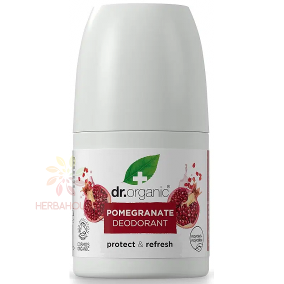 Obrázek pro Dr.Organic Přírodní deodorant s granátovým jablkem bez hliníkových solí a alkoholu (50ml)