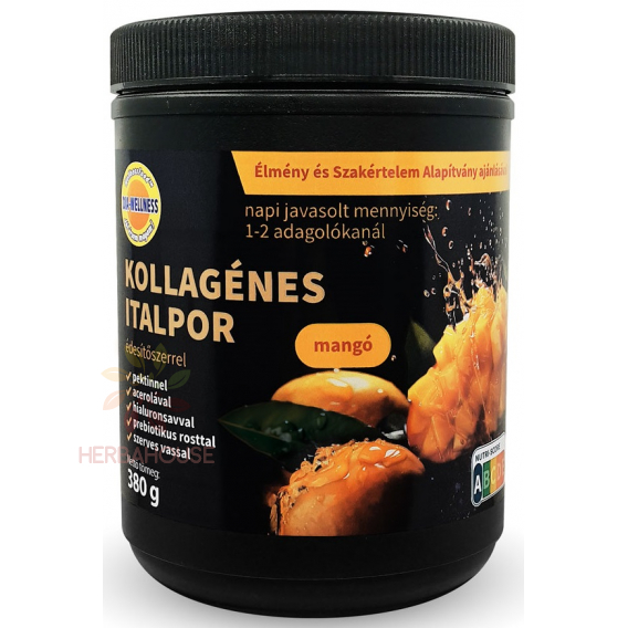 Obrázek pro Dia-Wellness Kolagenový nápoj v prášku se sladidly - mango (380g)