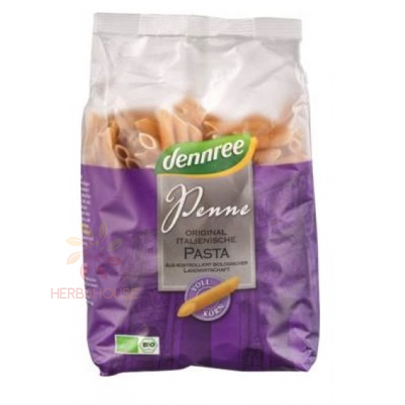 Obrázek pro Dennree Bio durum celozrnné těstoviny - penne (500g)