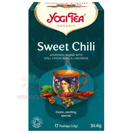 Obrázek pro Yogi Tea® Bio Ajurvédský čaj Sweet Chili (17ks)