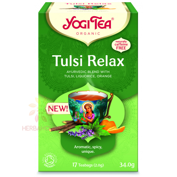 Obrázek pro Yogi Tea® Bio Ajurvédský čaj Tulsi Relax (17ks)