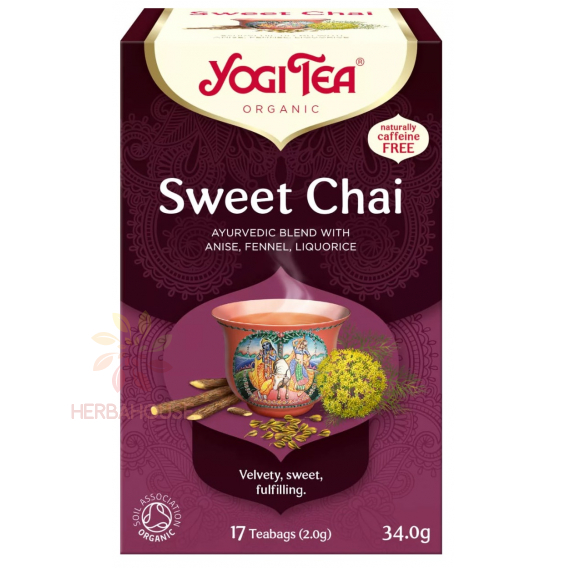 Obrázek pro Yogi Tea® Bio Ajurvédský čaj Sweet Chai (17ks)