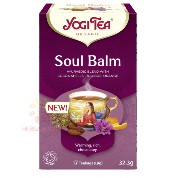 Obrázek pro Yogi Tea® Bio Ajurvédský čaj Soul Balm (17ks)