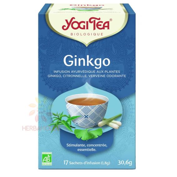 Obrázek pro Yogi Tea® Bio Ajurvédský čaj Ginkgo (17ks)