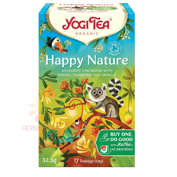 Obrázek pro Yogi Tea® Bio Ajurvédský čaj Happy Nature (17ks)