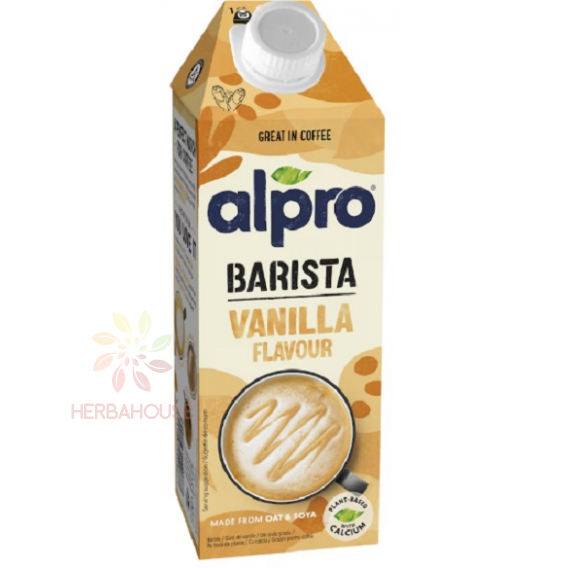 Obrázek pro Alpro Barista Ovesně sójový nápoj s vanilkovou příchutí (750ml)