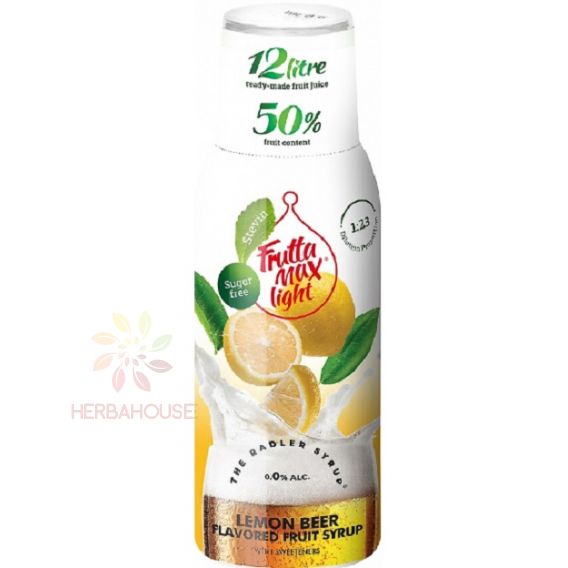 Obrázek pro Fruttamax Light sirup se sladidlem citrónový radler (500ml)