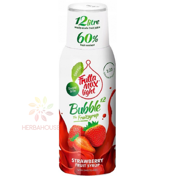 Obrázek pro Fruttamax Light sirup se sladidlem jahoda (500ml)