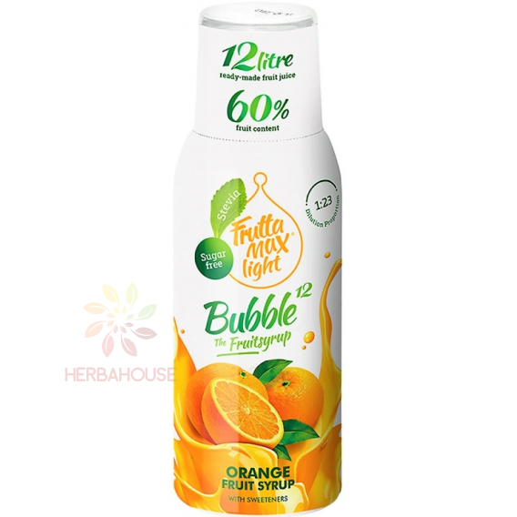 Obrázek pro Fruttamax Light sirup se sladidlem pomeranč (500ml)