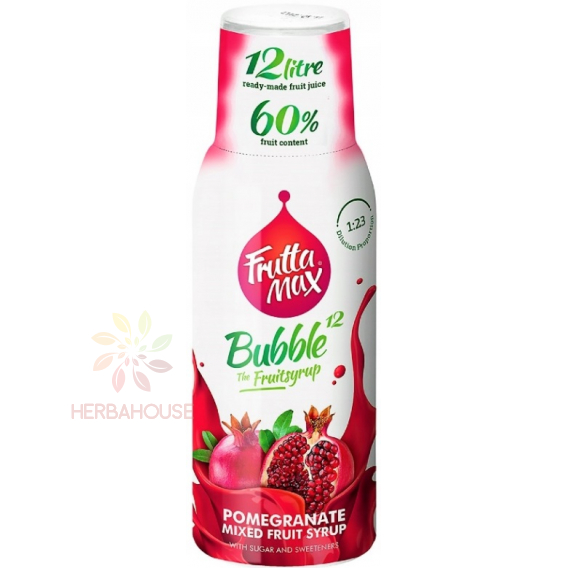 Obrázek pro Fruttamax Sirup, granátové jablko (500ml)