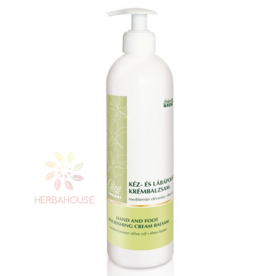 Obrázek pro Golden Green Oliva Beauty Krémový balzám na ruce a nohy s pumpičkou (500ml)