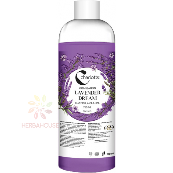 Obrázek pro Charlotte Tekuté mýdlo Lavender Dream – náhradní náplň (750ml)