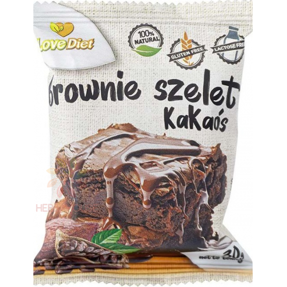 Obrázek pro LoveDiet Bezlepkový Brownie řez kakaový (30g)