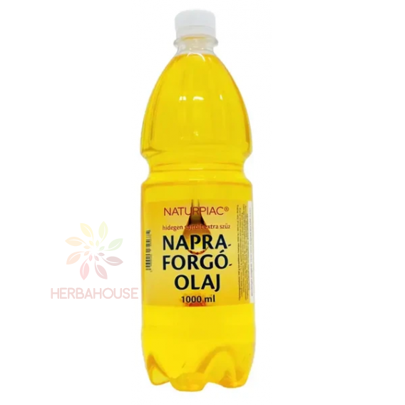 Obrázek pro NaturPiac Extra panenský slunečnicový olej lisovaný za studena (1000ml)