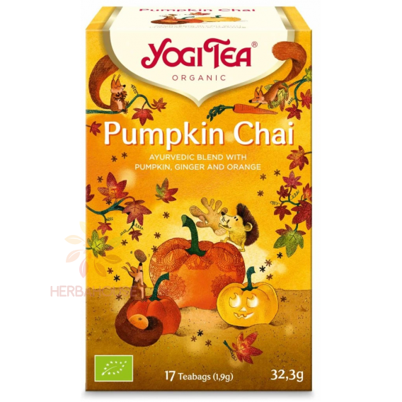 Obrázek pro Yogi Tea® Bio Ajurvédský čaj Pumpkin Chai (17ks)