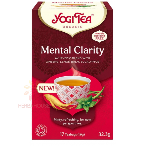 Obrázek pro Yogi Tea® Bio Ajurvédský čaj Mental Clarity (17ks)