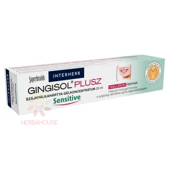 Obrázek pro Interherb Gingisol Plus Sensitive Zubní gel na afty a malé oděrky (20ml)