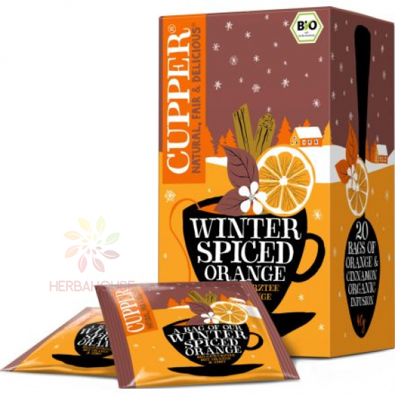 Obrázek pro Cupper® Winter Spiced Orange Bio ovocný čaj porcovaný Zimní kořeněný pomeranč (20ks)