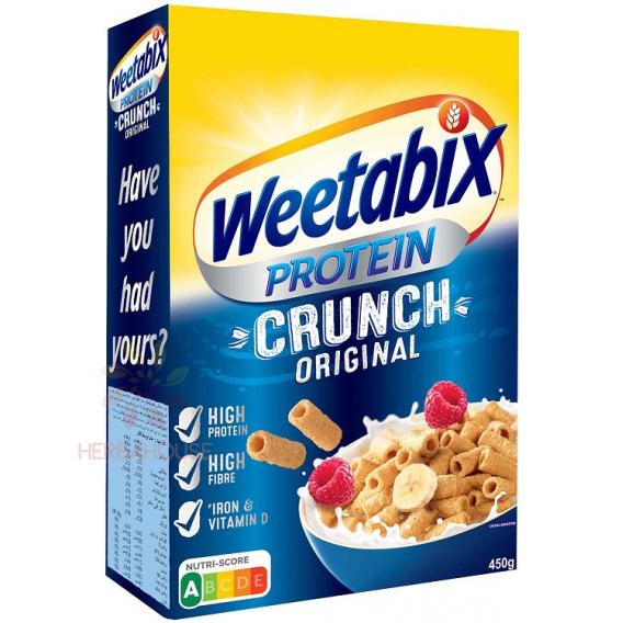 Obrázek pro Weetabix Protein Crunch Original Celozrnné pšeničné cereálie (450g)