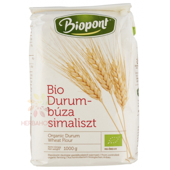 Obrázek pro Biopont Bio Durum mouka hladká (1000g)