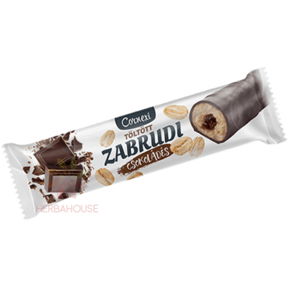 Obrázek pro Cornexi Zabrudi Ovesná tyčinka s čokoládovou nádivkou v kakaové polevě (30g)