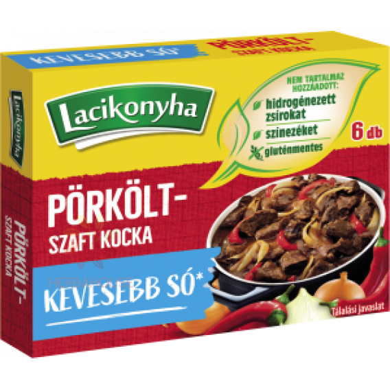 Obrázek pro Lacikonyha Dochucovadlo do perkeltu v kostce s nižším obsahem soli (60g)