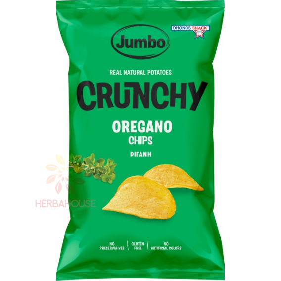 Obrázek pro Ohonos Jumbo Crunchy Bezlepkové bramborové chipsy s oregánem (50g)