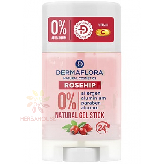 Obrázek pro Dermaflora Roseship Gel Stick s olejem z plodů šípky a vitamínem C (50ml)