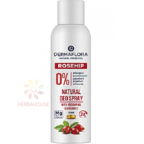 Obrázek pro Dermaflora Roseship Deodorant ve spreji s olejem z plodů šípku a vitamínem C (150ml)