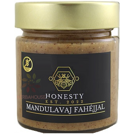 Obrázek pro Honesty Krémový med s mandlovým máslem a skořicí (310g)