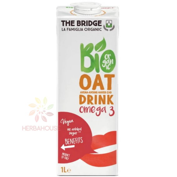 Obrázek pro The Bridge Bio Ovesný nápoj Omega3 (1000ml)