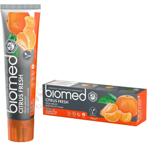 Obrázek pro Biomed Citrus Fresh Bio přírodní zubní pasta s citrusy (100g)
