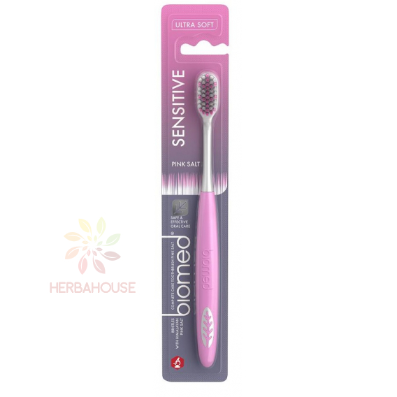 Obrázek pro Biomed Sensitive Pink Salt zubní kartáček pro citlivé zuby a dásně - Ultra soft (1ks)