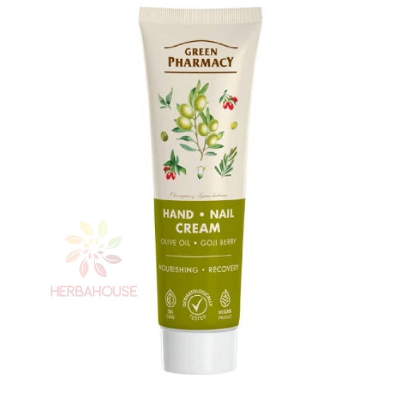 Obrázek pro Green Pharmacy Krém na ruce a nehty - olivový olej a goji (100ml)