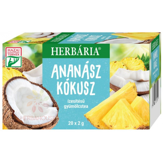 Obrázek pro Herbária Ovocný čaj s ananasovo - kokosovou příchutí porcovaný (20ks)